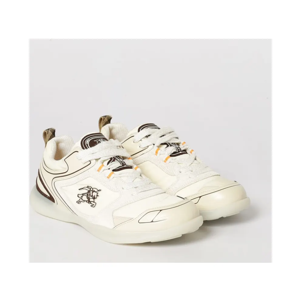 BURBERRY EKD Low-Top Synthetic Leather White (8119538)