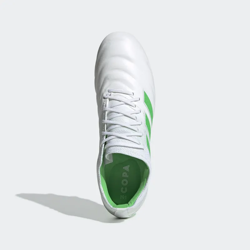 adidas Copa 19.1 Firm Ground Cloud White Solar Lime Cloud White/Solar Lime/Cloud White (BB9186)
