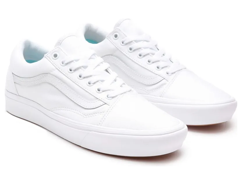 Vans Old Skool Comfy Cush ‘True White’ White/True White (VN0A3WMAVNG)