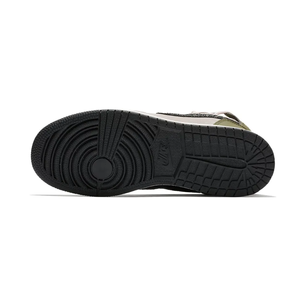 Jordan 1 Rebel XX Olive Canvas Moon Particle (W) Olive Canvas/Moon Particle-Black (AR5599-300)