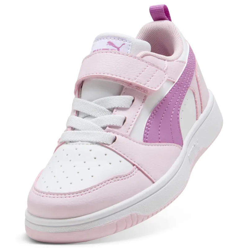Puma Rebound V6 Lo “Pearl Pink / Mauve Pop / Puma White” (397419_35)