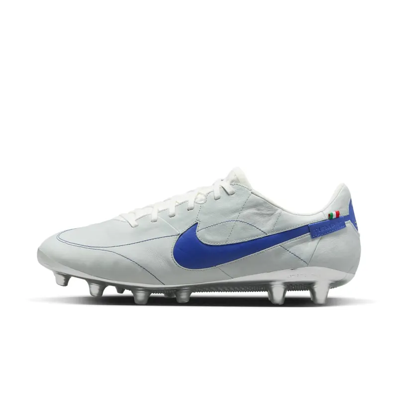 Nike Tiempo Legend 9 Elite MI AG Montebelluna Leather White Game Royal (DV7901-140)