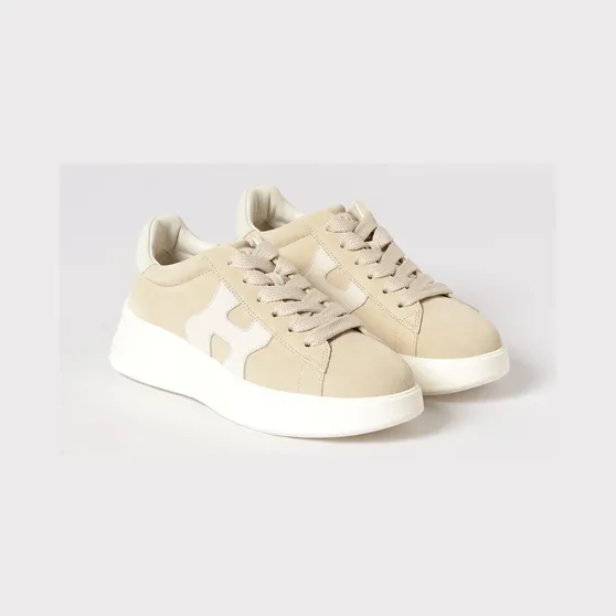 Hogan Rebel Suede Sneakers Sand (HXW5620DN61U5W0MAK)