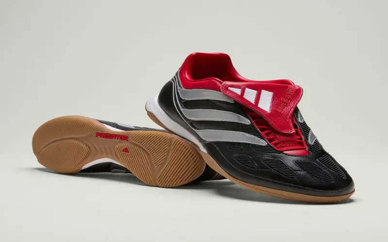 adidas Predator Precision Street Black Silver Vivid Red Made in Germany (JQ4223)