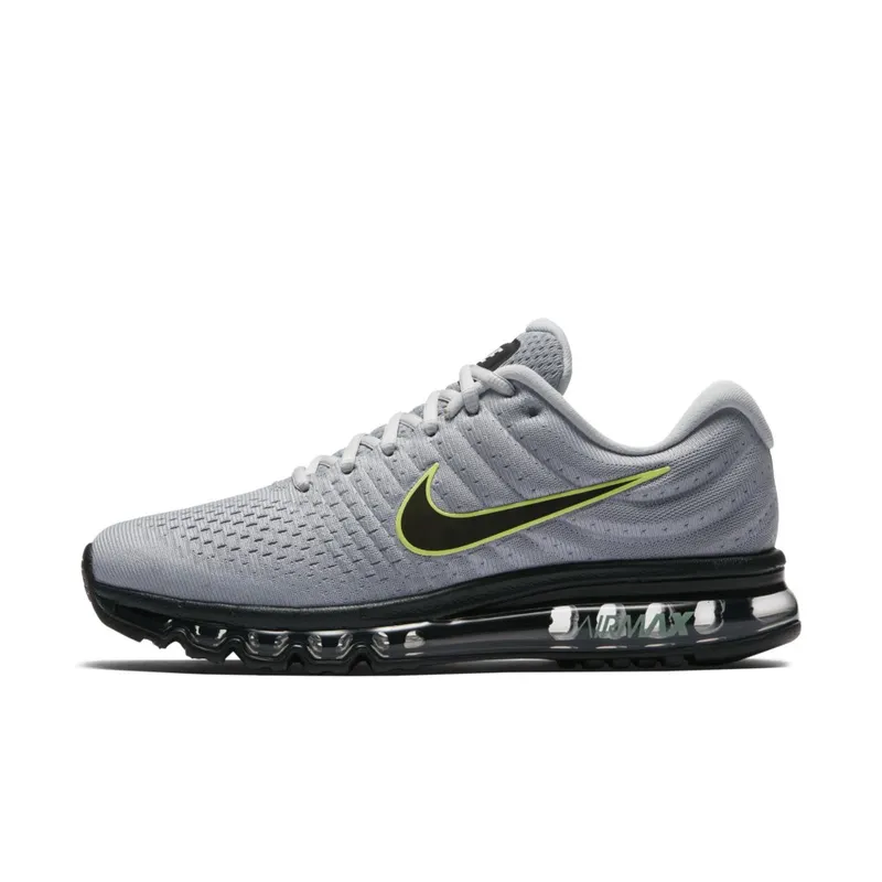 Nike Air Max 2017 Wolf Grey Black Volt Wolf Grey/Black-Pure Platinum (849559-012)