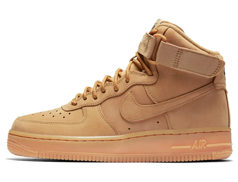 Nike Air Force 1 High Wheat 2016 (W) “Flax / Outdoor Green” (654440-200)