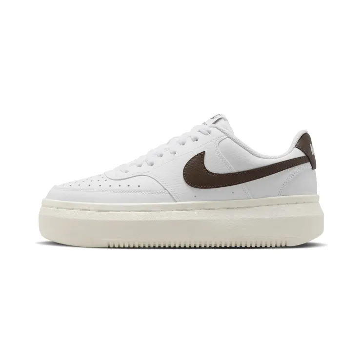 Nike Court Vision Alta “White / Sail / Baroque Brown” (DM0113-103)