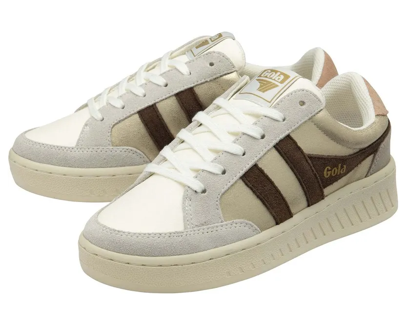 Gola sneaker gold/dark brown/cameo (CLB334YT)