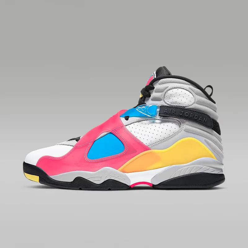 Jordan 8 SP Retro SE White Multicolor White/Black-Red Orbit (BQ7666-100)