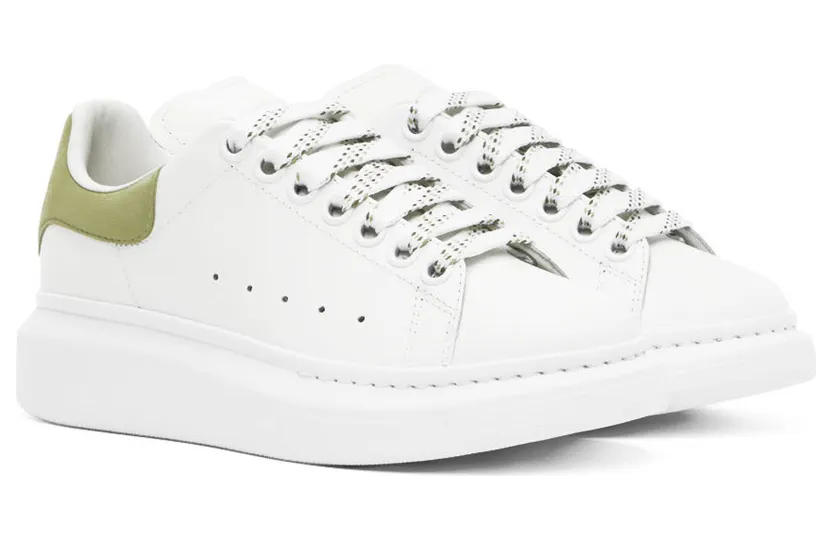 Alexander McQueen White & Yellow Oversized Sneakers (719412WHGP7) (4)