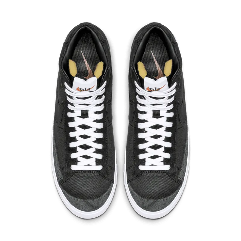 Nike Blazer Mid 77 Vintage Black Canvas Black/Black-Black-White (CD8238-001)