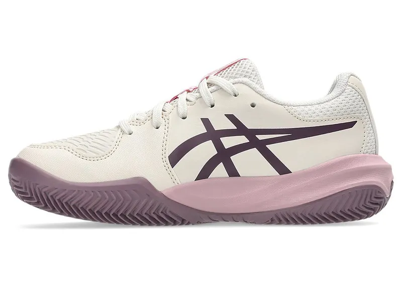 ASICS GEL-RESOLUTION X GS CLAY “Soft Oat / Dark Aubergine” (1044A080-250)
