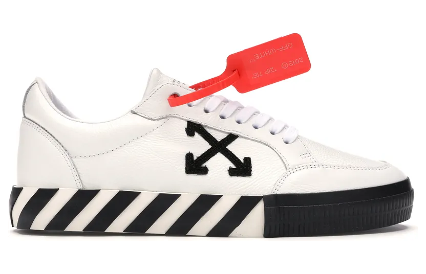 OFF-WHITE Vulc Low White Leather FW19