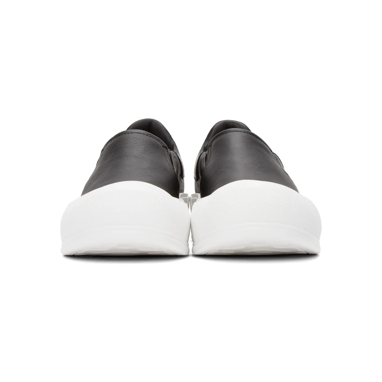 Alexander McQueen Black Deck Skate Plimsoll Sneakers (654595WHZT8) (2)
