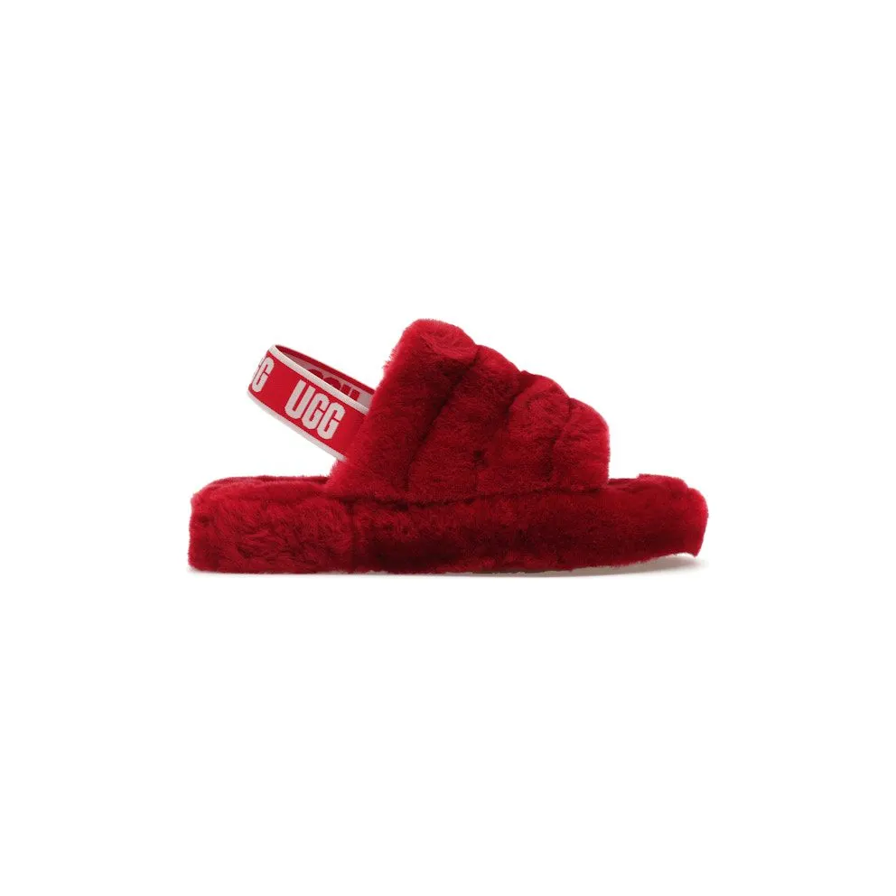 UGG Fluff Yeah Slide Ribbon Red (1098494K-RBRD)