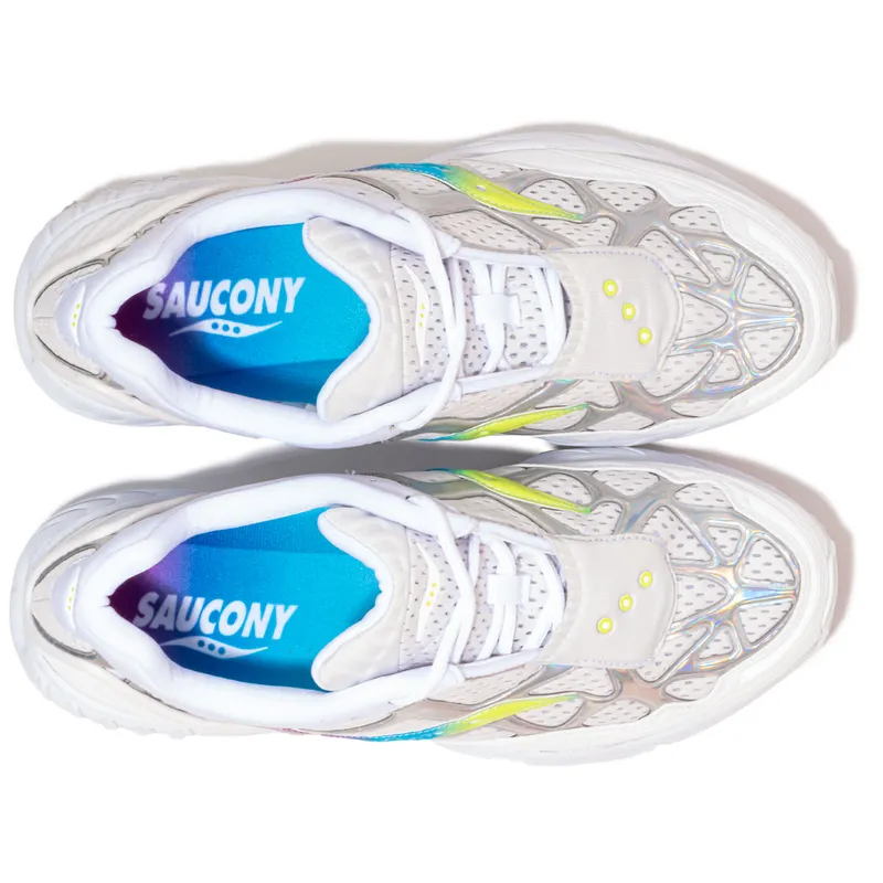 Saucony Grid Web Iridescent White White/Iridescent (S70492-1)