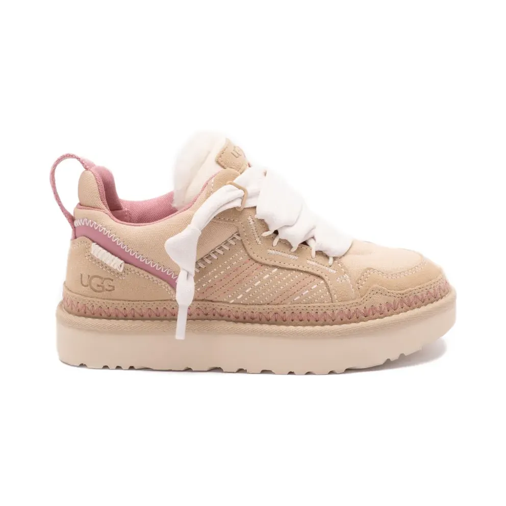 UGG Lowmel Meadow mit pinkem Besatz – Nude (1175114W)