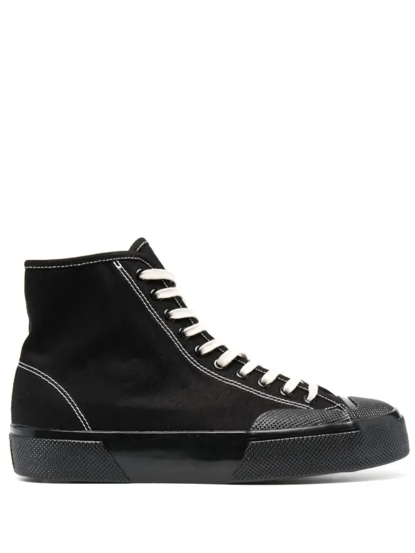 Superga High-Top-Sneakers mit Schnürung – Schwarz (S8113GWM)