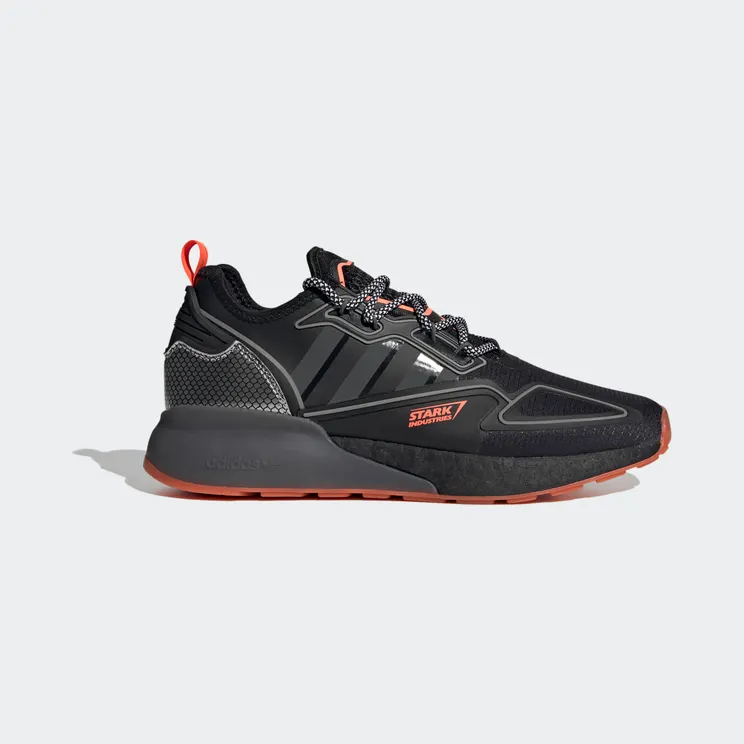 adidas ZX 2K Boost Marvel Core Black / Grey Six / Core Black (H02560)