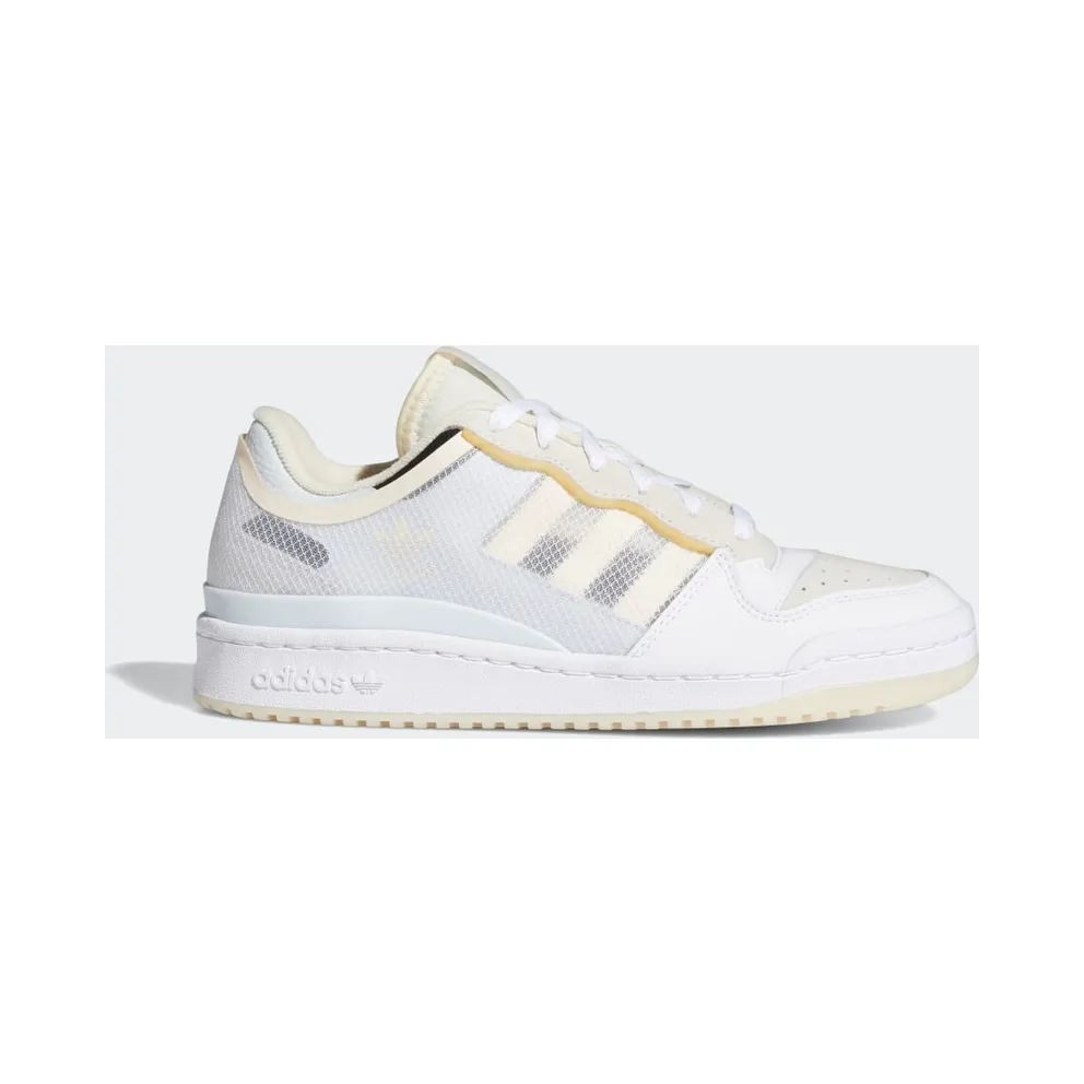 adidas Forum Low Transparent Panel Schuh Cloud White / Ecru Tint / Blue Tint (FY8014)