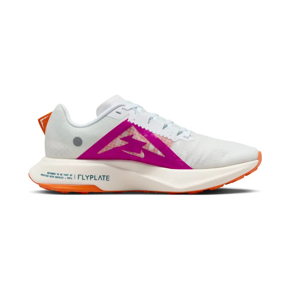 Nike ZoomX Ultrafly Trail White Safety Orange Vivid Grape (DZ0489-101)
