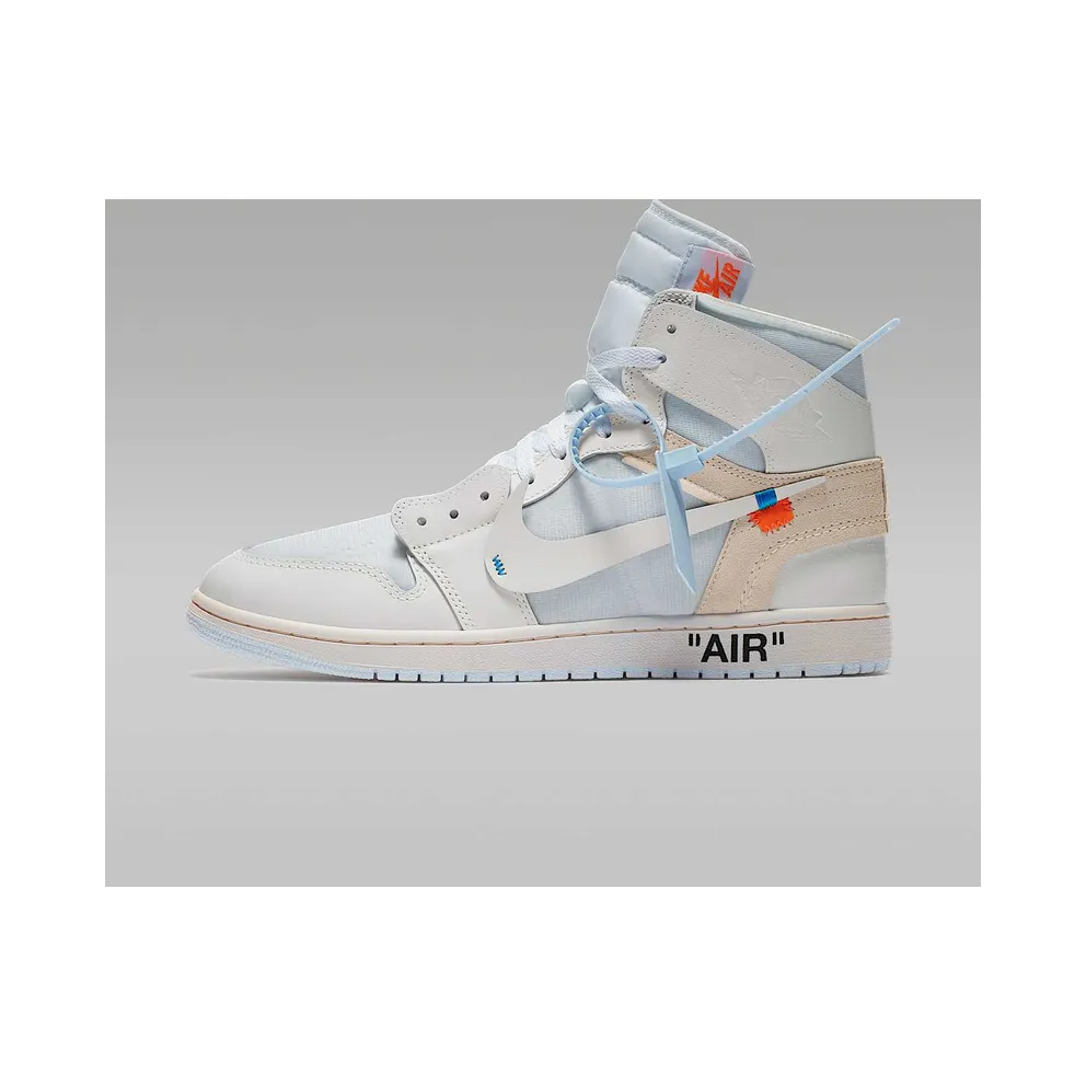 Air Jordan x Off White Nike AJ I 1 ‘The 10 Ten Part II’ (2018) (AQ0818-100)