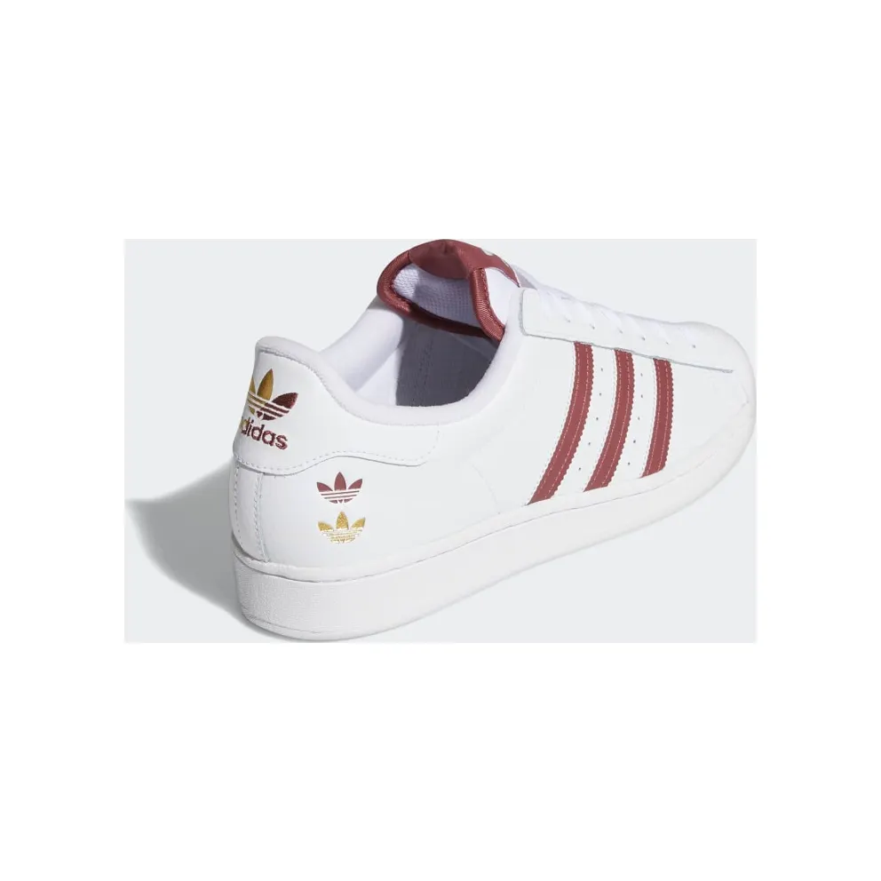 Adidas Superstar Cloud White / Burgundy / Gold Foil (GY0976)