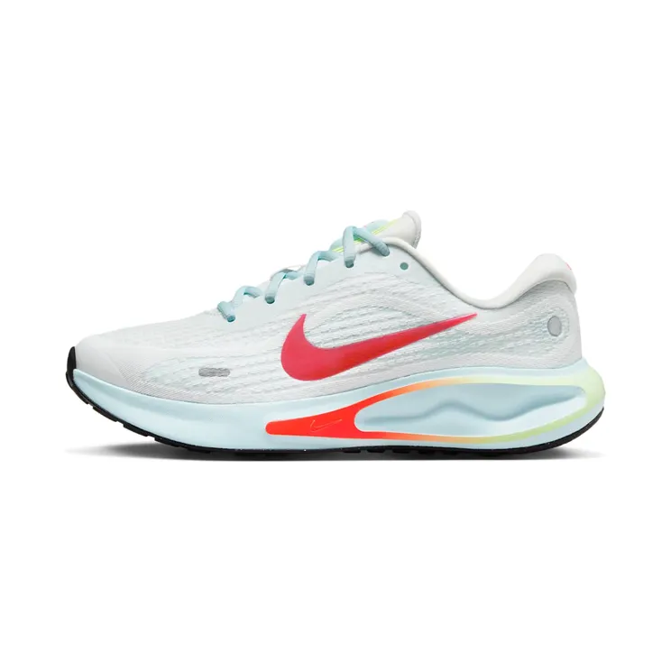 Nike Journey Run “Summit White / Glacier Blue / Barely Volt / Bright Crimson” (FJ7765-101)
