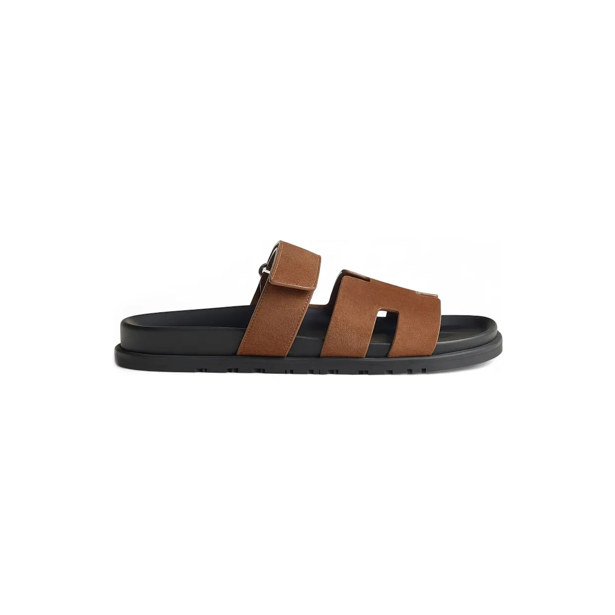 Hermes Chypre Sandal Brun Fumé Suede Goatskin (H222856Z-E5390)