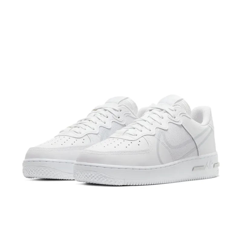 Nike Air Force 1 React White White/Pure Platinum (CT1020-101)