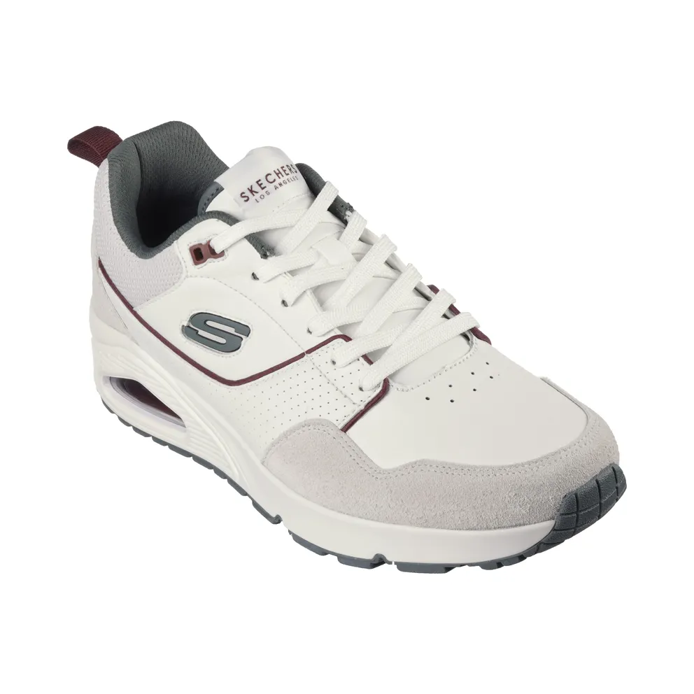 Skechers Uno – Retro One – White / Groente – “White” (183020 WGR)