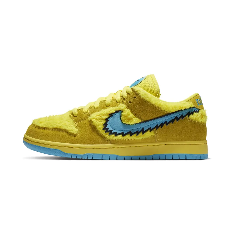 Nike SB Dunk Low Grateful Dead Bears Opti Yellow Opti Yellow/Blue Fury (CJ5378-700)