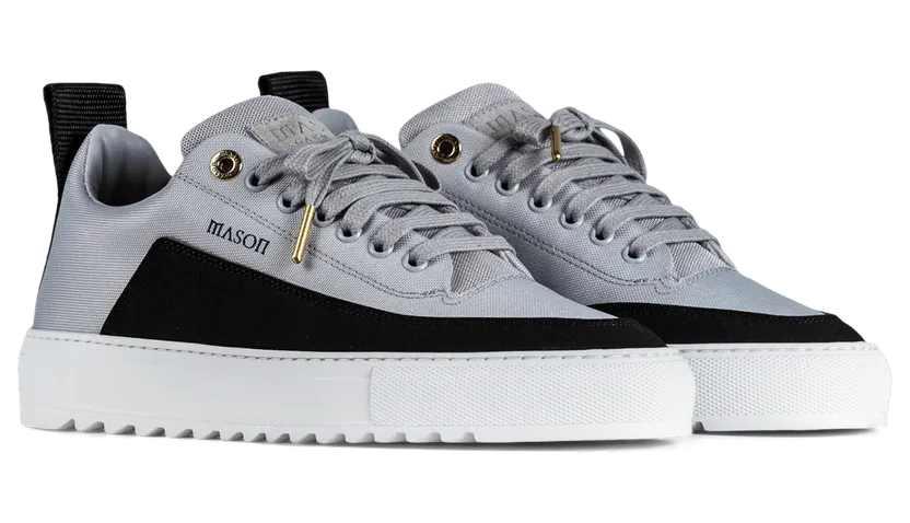 Mason Garments Roma Kickflip Suede Grey / Black Grau (SS21-33B)