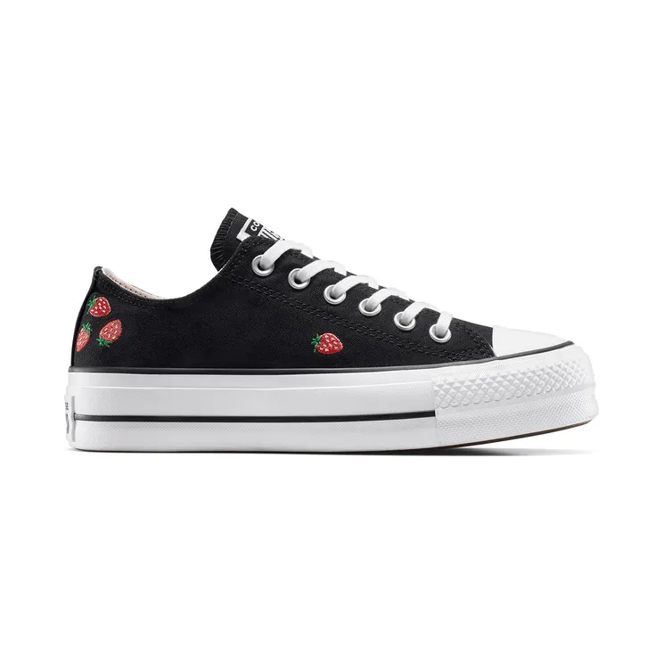 Converse Chuck Taylor All Star Lift Platform “Embroidered Strawberries” (A14935C)