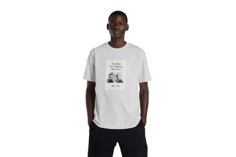 New Balance – 574 Ad T-Shirt – T-Shirt-kurzarm (MT61B0WFAHH)