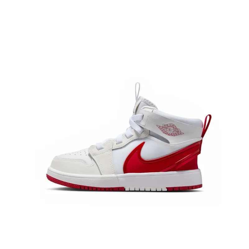 Jordan 1 Mid RM EasyOn PS “White Black University Red” (FQ1282-106)