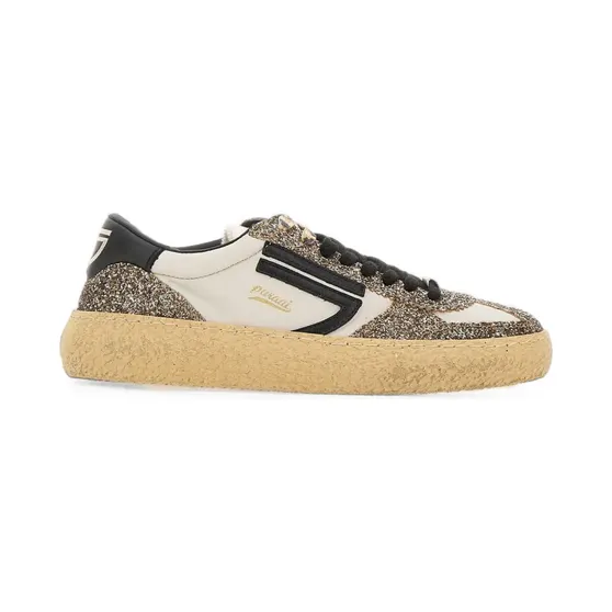 Puraai 1.01 Vintage mit Glitter-Detail “White” (PU101V036CONFETTI)