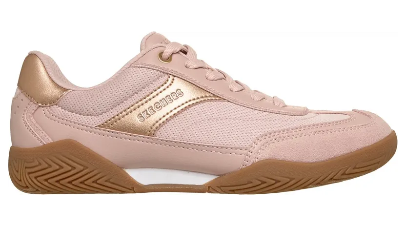 Skechers Zinger Evo – World Striker Sneaker Licht Roze/Roos Goud