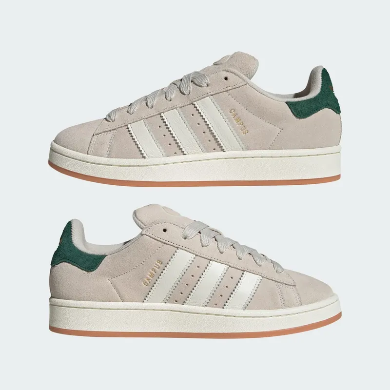 adidas Campus 00s Alumina Off White Collegiate Green (JS3786)
