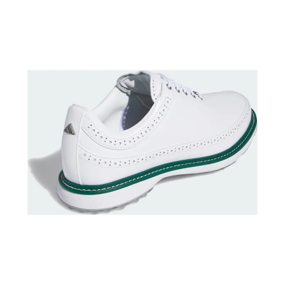 adidas MC80 Spikeless Golf Cloud White Silver Metallic Collegiate Green (IE3526)