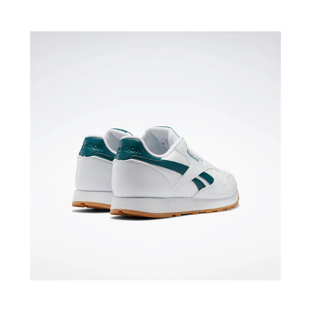 Reebok CL LTHR VEGAN Cloud White / Midnight Pine / Reebok Rubber Gum-08 (GW9961)
