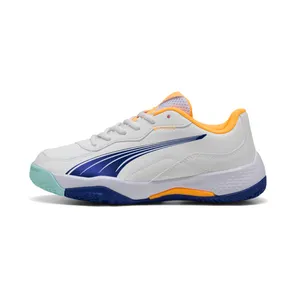Puma NOVA Smash “Puma White / Vivid Blue / Safe Lake / Heat Fire” (108292_01)