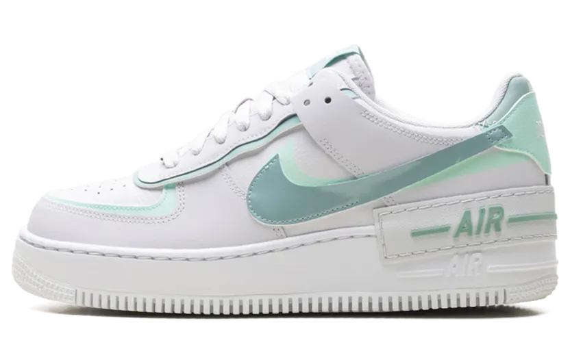 Nike Air Force 1 Shadow Low “Vast Grey/Cannon Mint Foam” (CI0919-005)