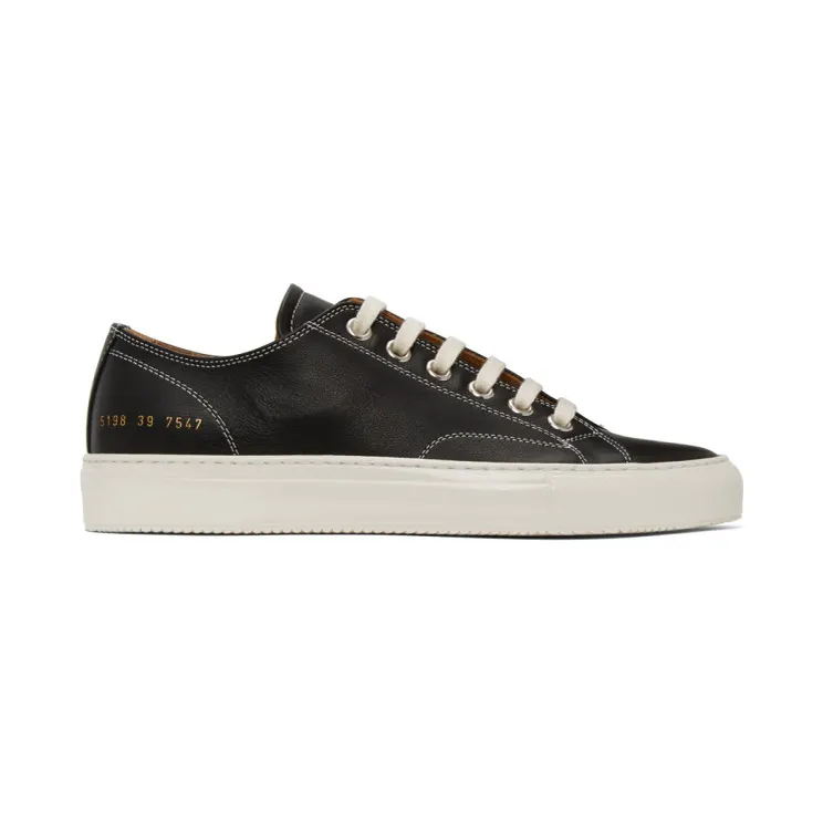 Common Projects Black Tournament Low Sneakers (5198)