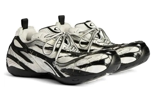 Balenciaga Soleless Lace-up “White/Black” (841506 WOYX0 191) (3)