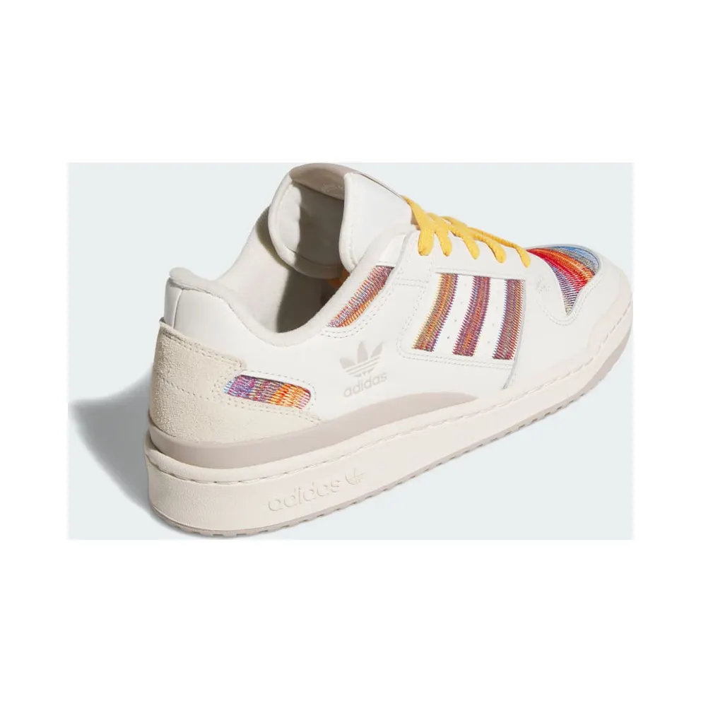 Adidas Forum Low CL “Cloud White Better Scarlet Blue Bird” (JQ2641)