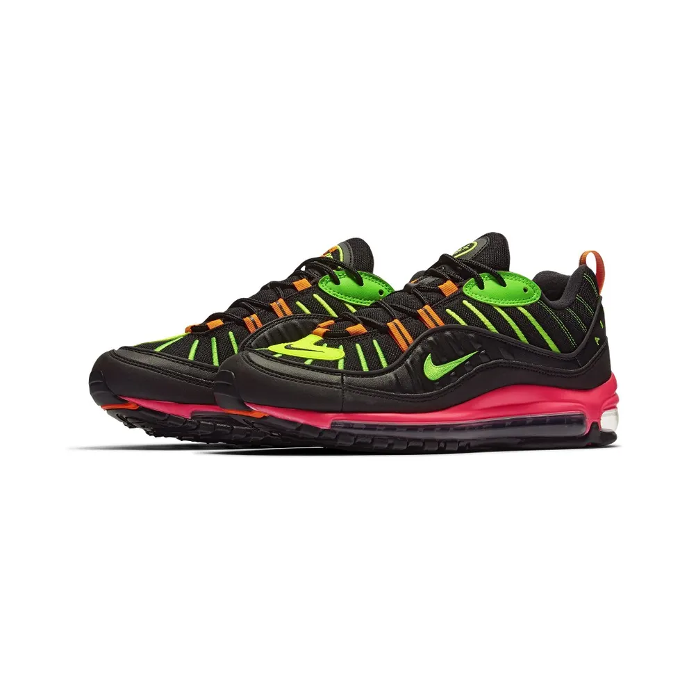Nike Air Max 98 Tokyo Neon Black/Green Strike-Racer Pink-Volt (CI2291-083)