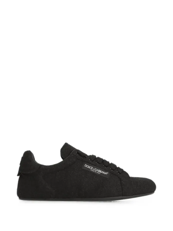 Dolce & Gabbana Portofino Soft leren with split – Black (CS2471A0981)