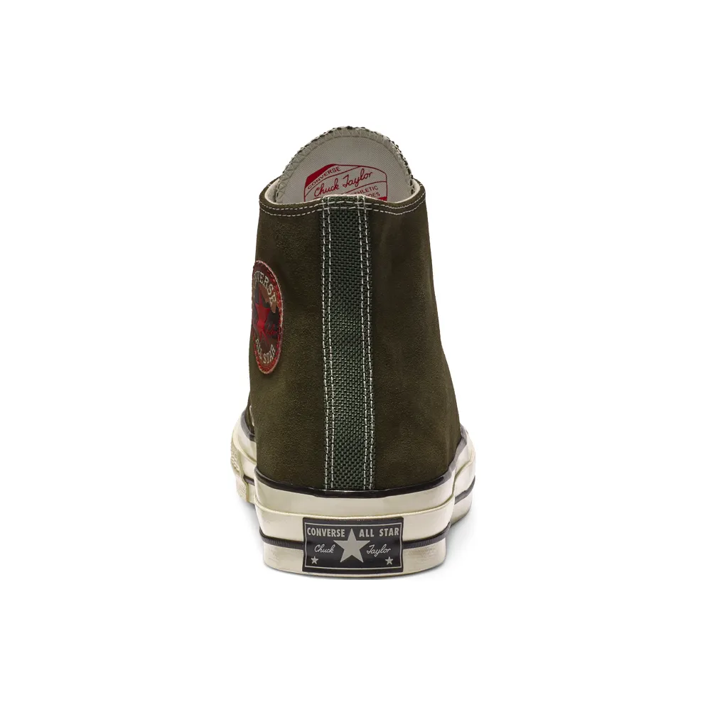 Converse Chuck Taylor All-Star 70s Hi Suede Pack Utility Green Utility Green/Black-Egret (162371C)