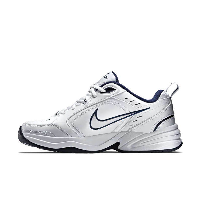 Nike Air Monarch IV White Navy White/Metallic Silver (415445-102)